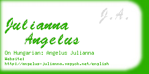 julianna angelus business card